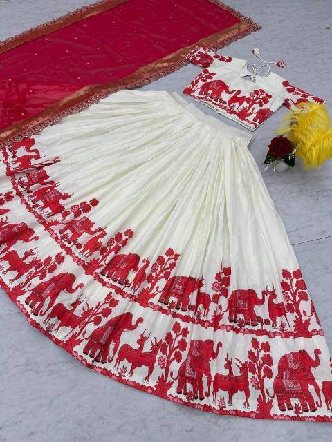 Launching Kalamkari PC 504 Cotton Lehenga Choli Bulk Buyers in Ahmedabad